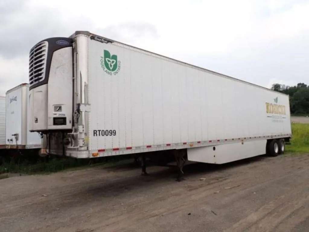 2012 Great Dane 53 Ft T/A Reefer Trailer 1GRAA0621