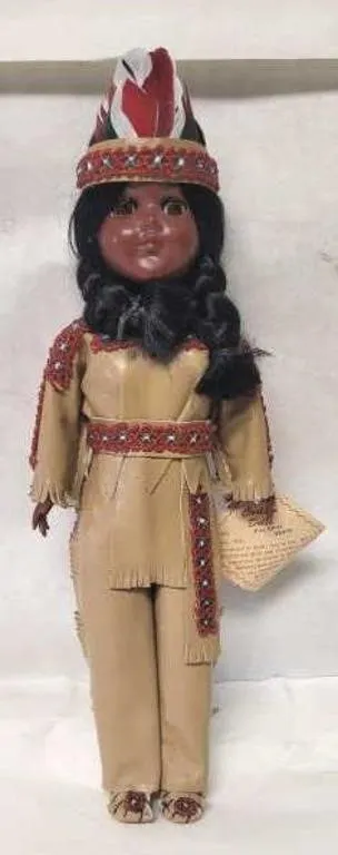 Carlson Dolls - Fox Chief # 11-41B - 11.25" tall