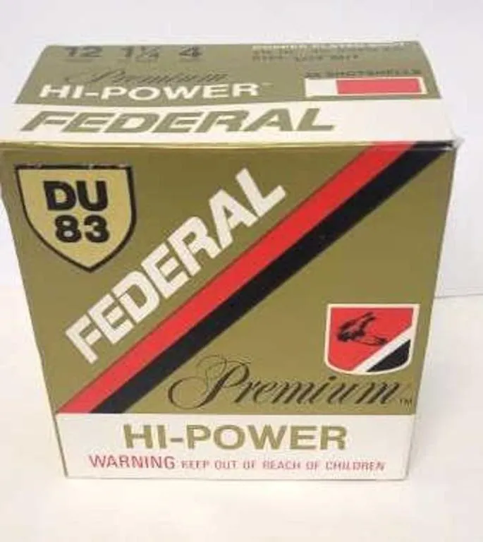 Federal Hi-Power 12Ga DU83 Ammo