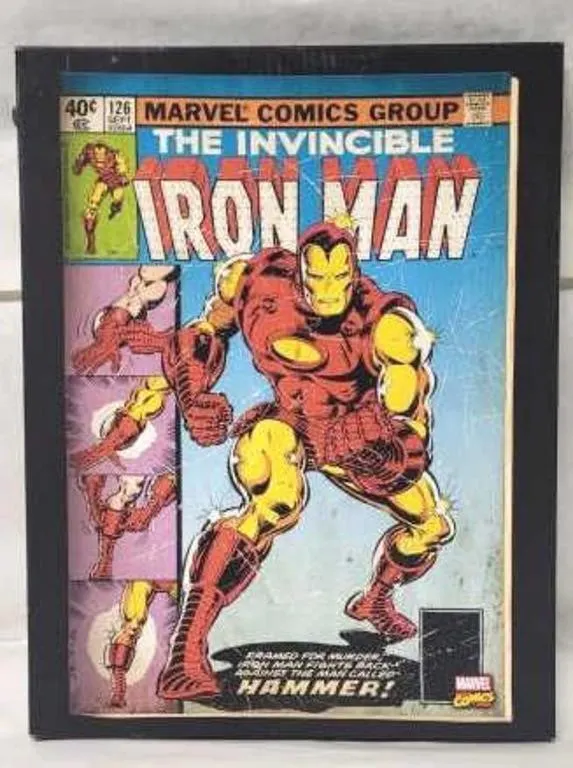 The Invincible Iron Man Home Decor - 14" x 18"