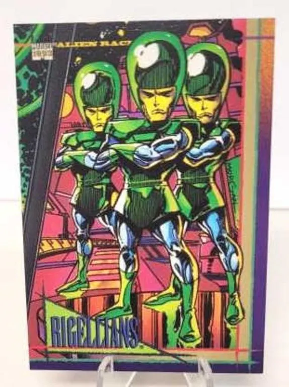 #126 Rigellians - Allien Races Trading Card