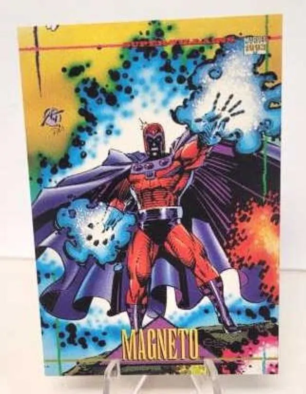 #113 Magneto - Super Villains Trading Card