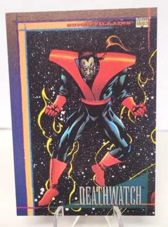 #100 Deathwatch - Super Villains Trading Card