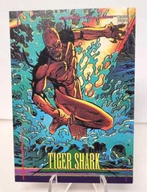 #71 Tigar Shark - Super Villains Trading Card