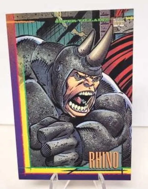 #61 Rhino - Super Villains Trading Card