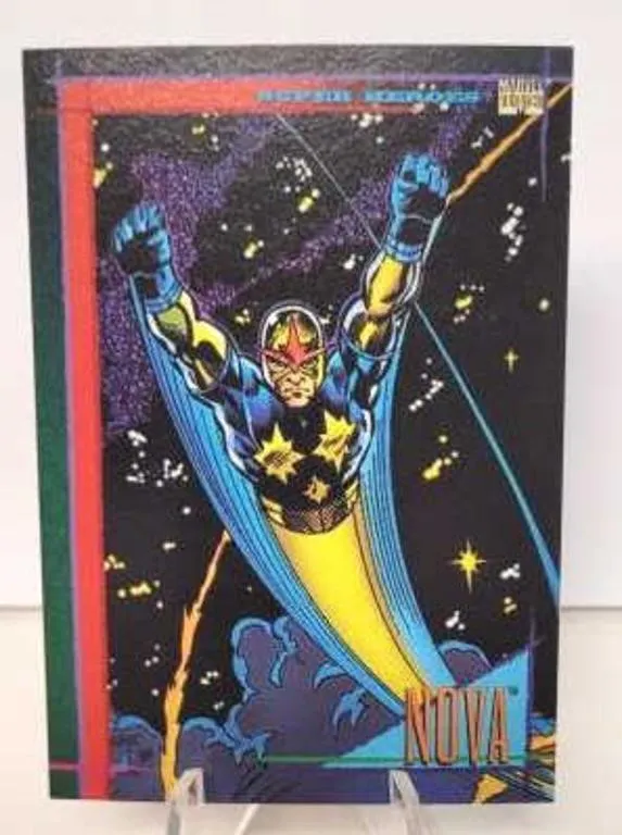 #19 Nova - Super Heroers Marvel Trading Card