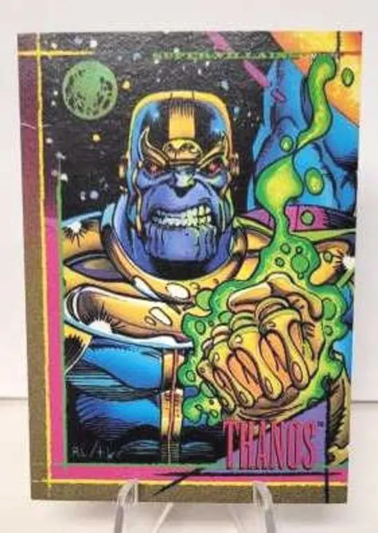 #16 Thanos - Super Villains Marvel Trading Card