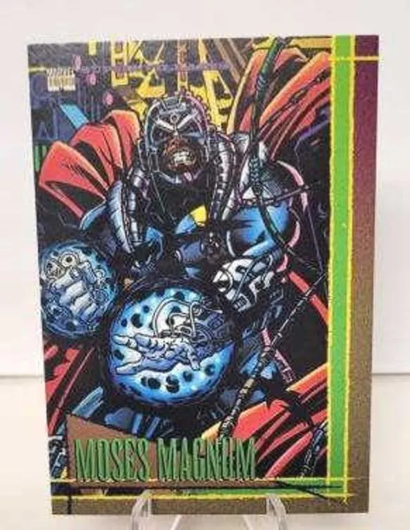 #9 Moses Magnum - Super Villain Trading Card