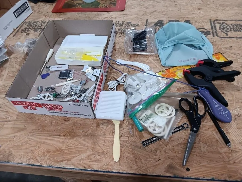 Variety Box Of Sewing Items.