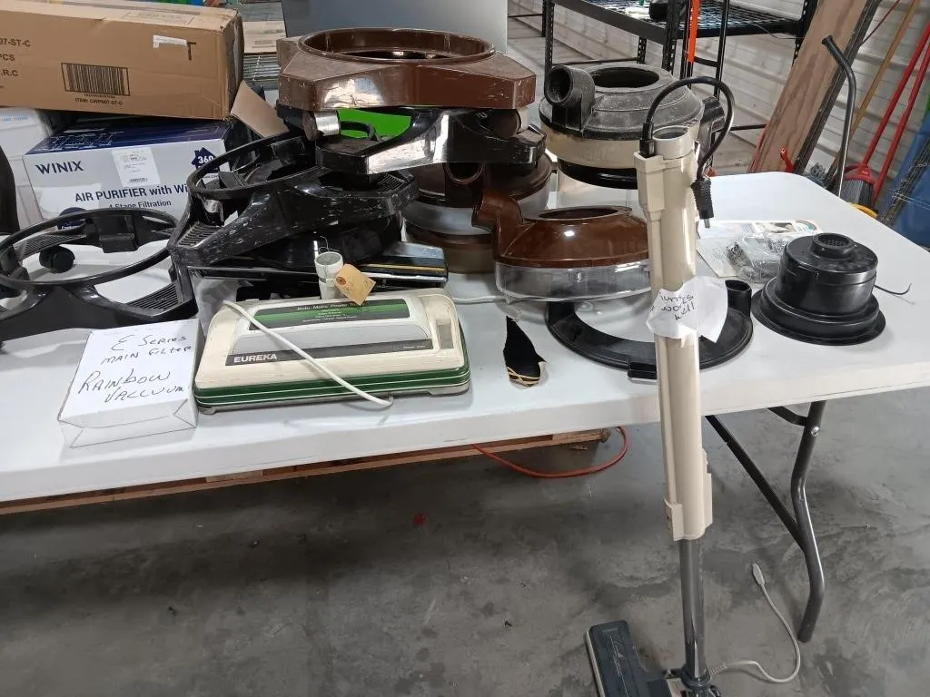 Assortment of rainbow vacuum parts & other