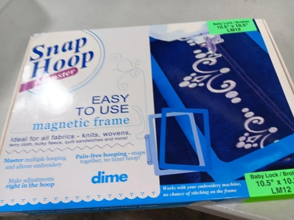 Snap hoop monster 10.5x10.5