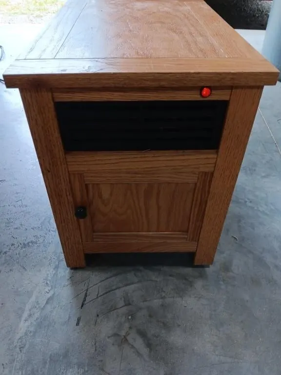 Honeywell cozy home moveable heater, powered on,