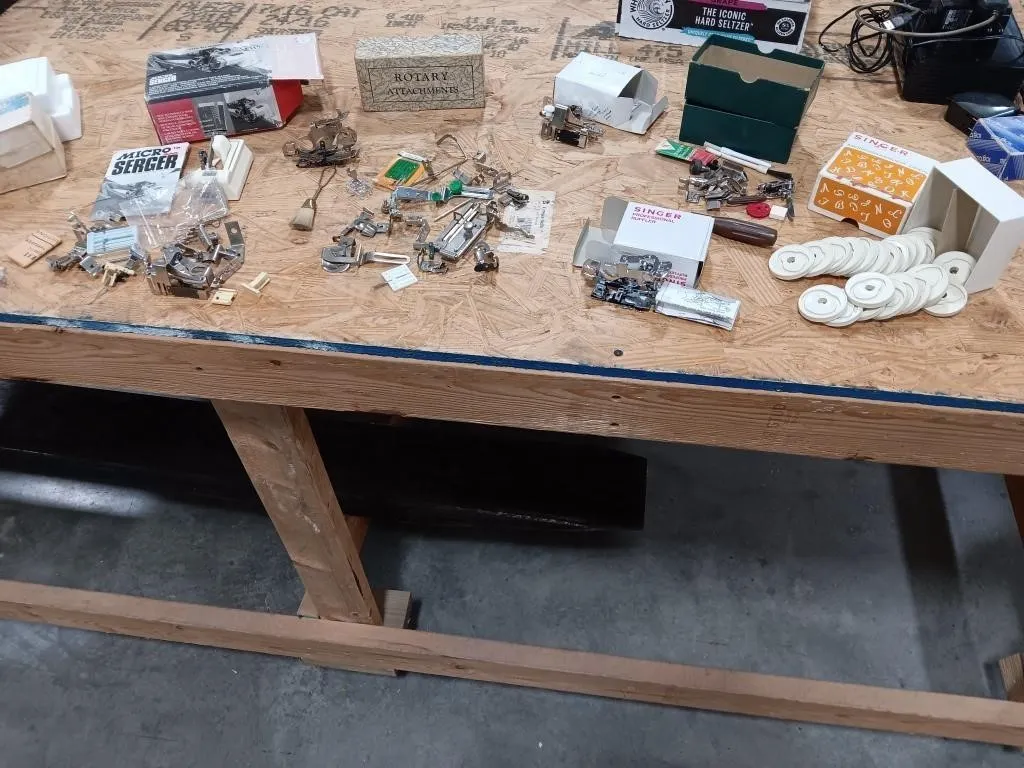 Vintage Sewing Machine Attachments.