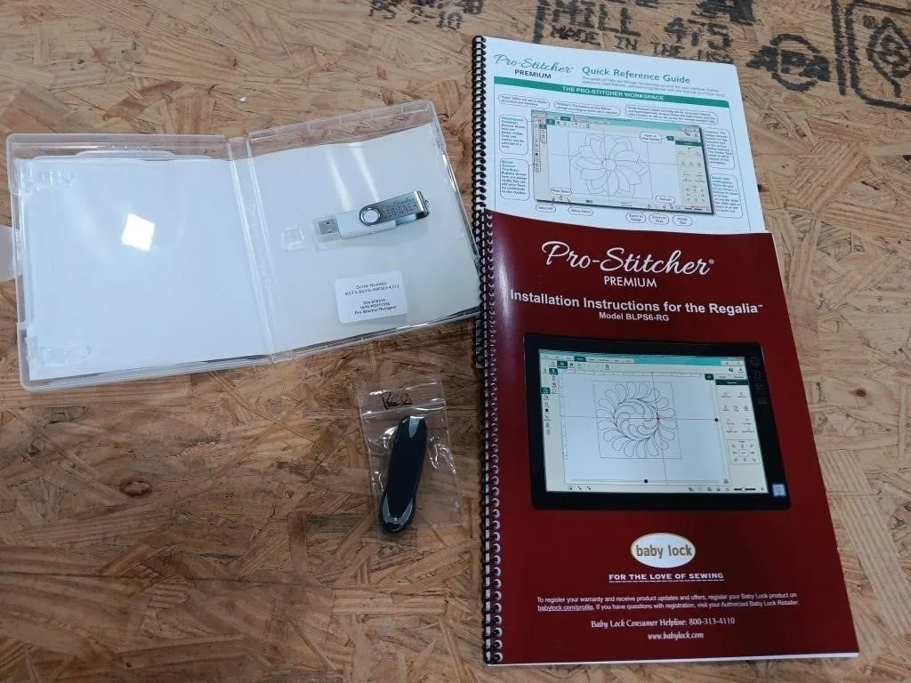 Baby Lock Pro-Stitcher Premium Software.