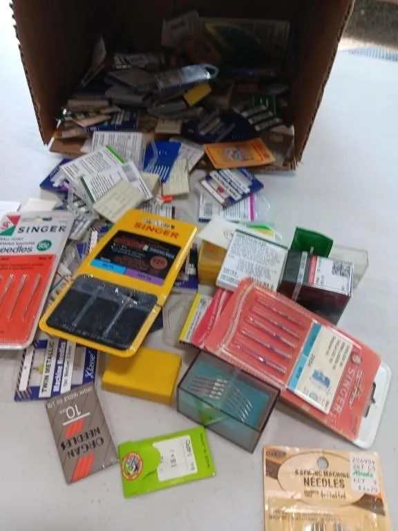 Assortment of sewing machine needles