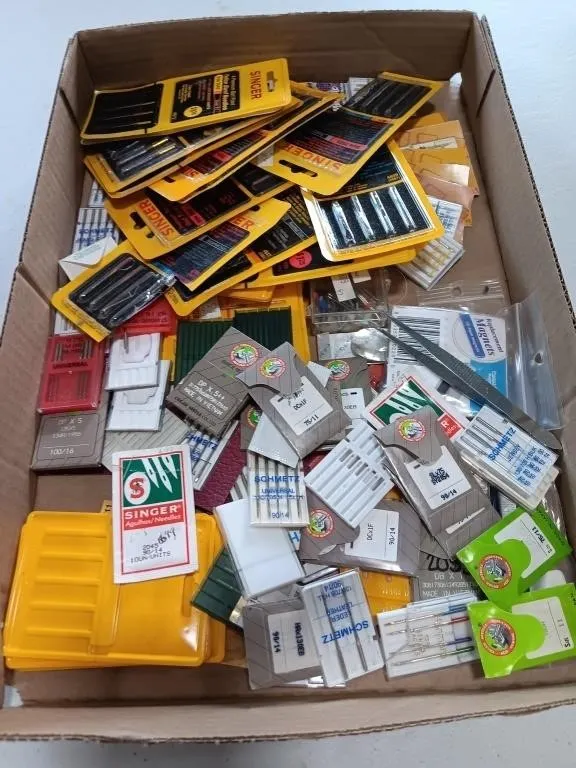Assortment of sewing machine needles