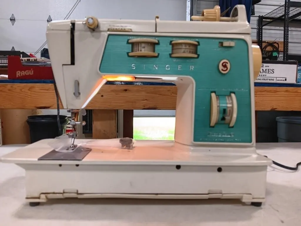 SINGER TOUCH & SEW Model #755. Turned On At