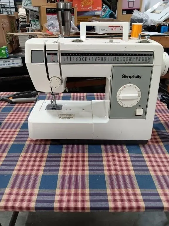 Simplicity Sewing Machine. Tested.