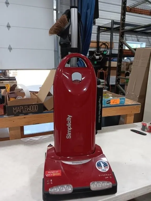 Simplicity upright vacuum tested, w3