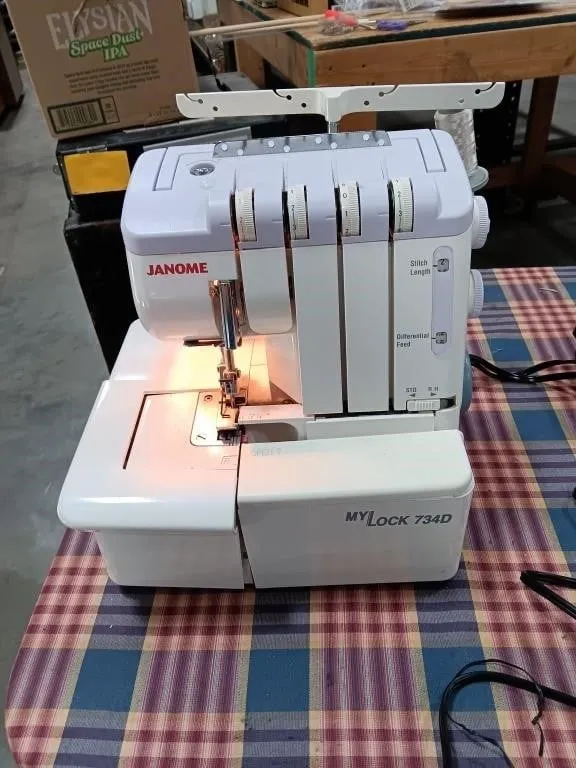 Janome My Lock 734D Serger. Tested.