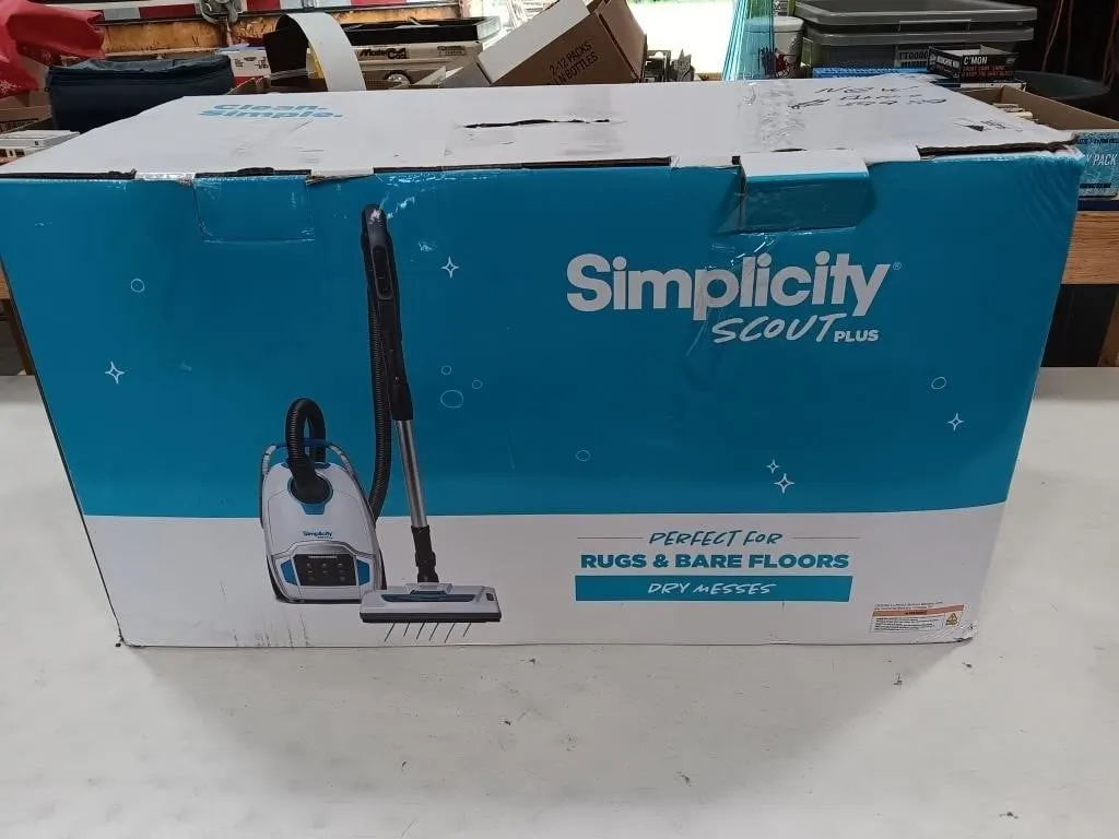 Simplicity Scout plus vacuum cleaner with