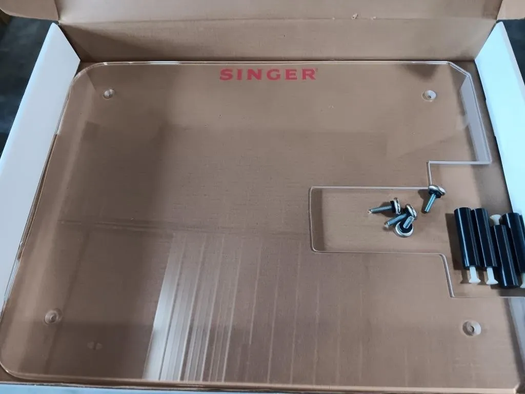 Singer Sewing/Quilting Table. Clear Acrylic.