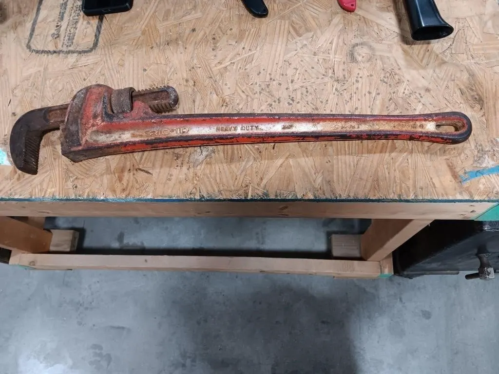 Large Ridgid Pipe Wrench