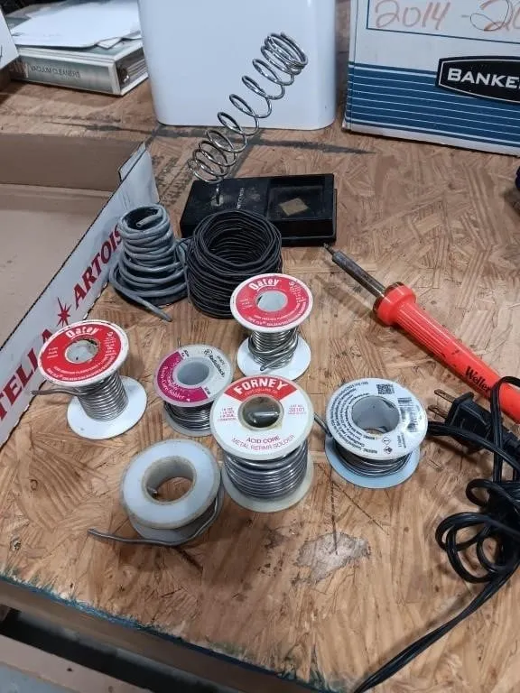 Soldering Tool & Wire.