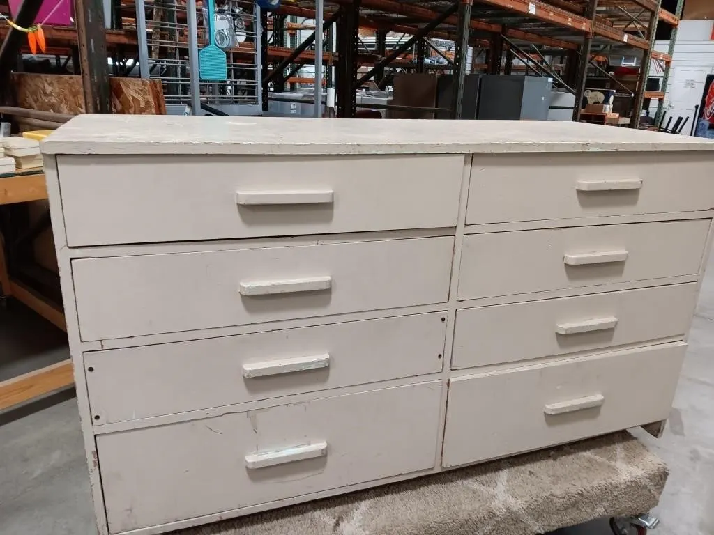 Wooden 4 drawer cabinet approximately