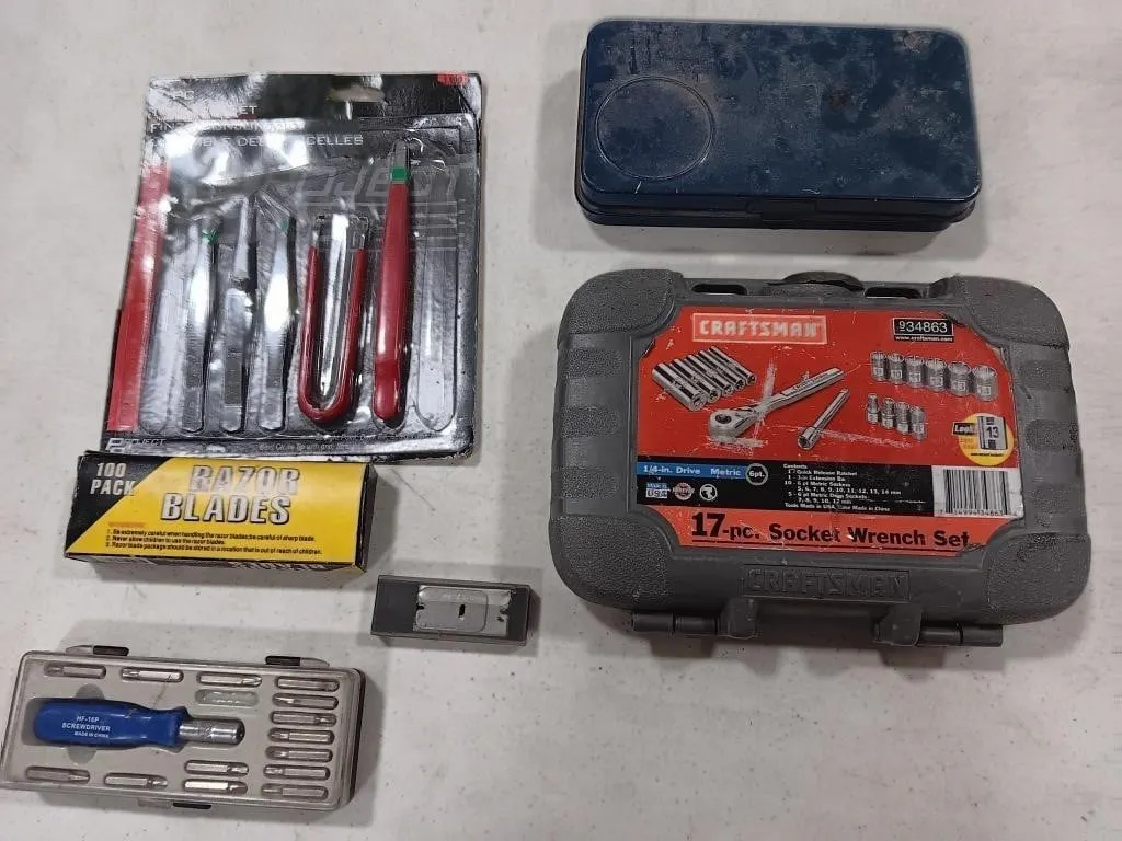 Craftsman 17-pc. 1/4 in.socket set, 16-pc set 1/4