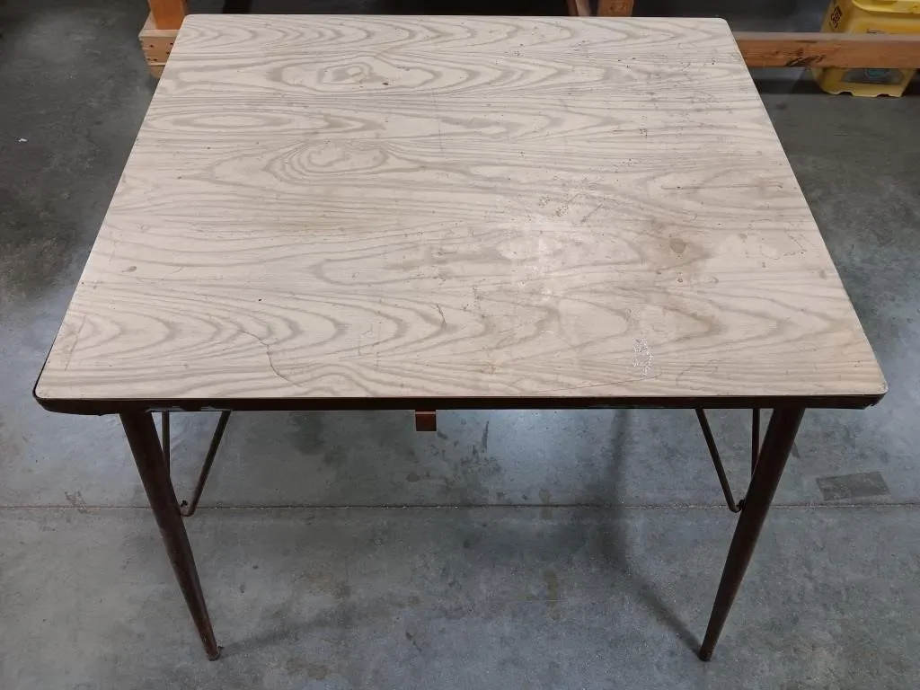 Small laminate top table. ( some