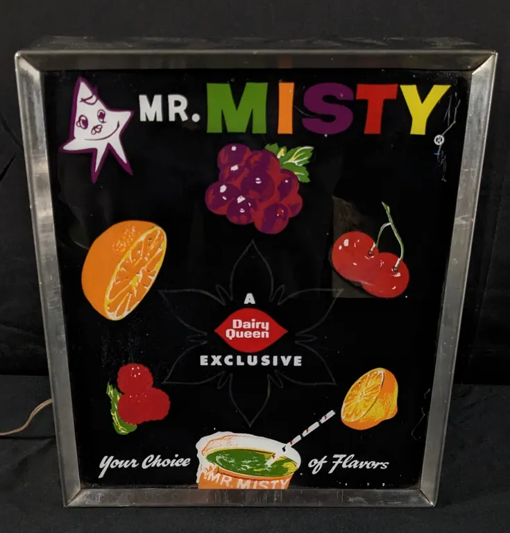 MOTION LIGHTED SIGN DAIRY QUEEN MR MISTY