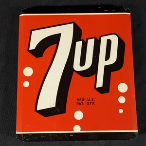 TOC TIN SIGN 7UP SEVEN UP 7-UP