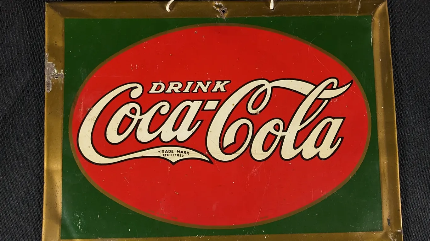 TIN SIGN DRINK COCA COLA