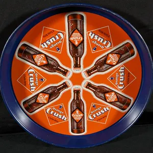 SERVING TRAY ORANGE CRUSH IT TASTES BETTER