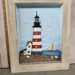 Lighthouse 3D Wall Decor 13"X2.25"X16"