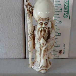 Vintage Chinese Wise Man Figure 5" Tall