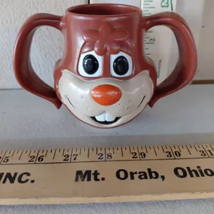 Vintage Nestle Plastic 2 Handle Cup
