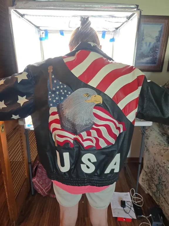 U s a americana leather jacket