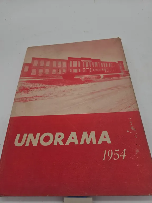 1954 unorama yearbook, from union high school and Mansfield. Ohio.