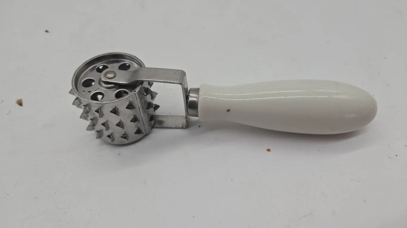 Vintage rolling meat tenderizer