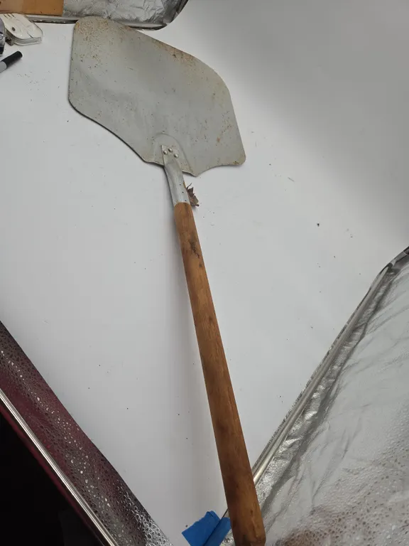 Vintage wooden handled Pizza peel.