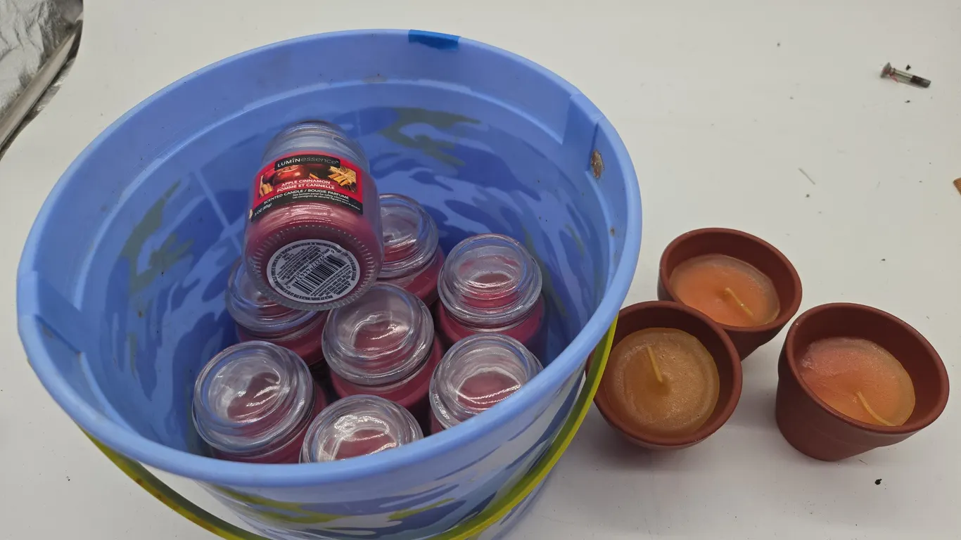 Assorted jar candles