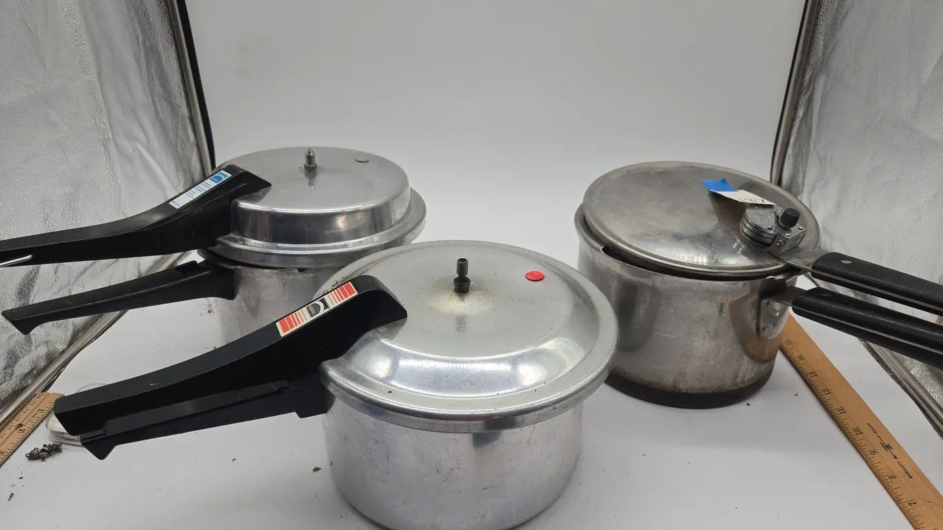 Assorted pressure cookers