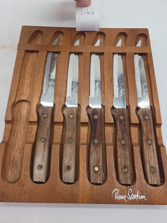 Vintage pierre satini steak knives