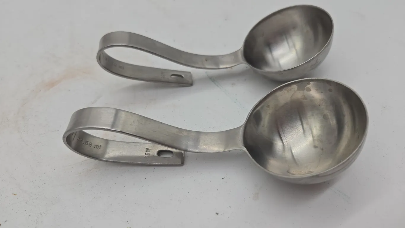 Martha stewart a stainless steel measuring spoons
