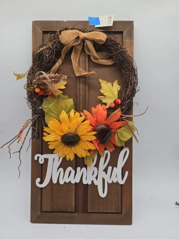 Thankful wall art