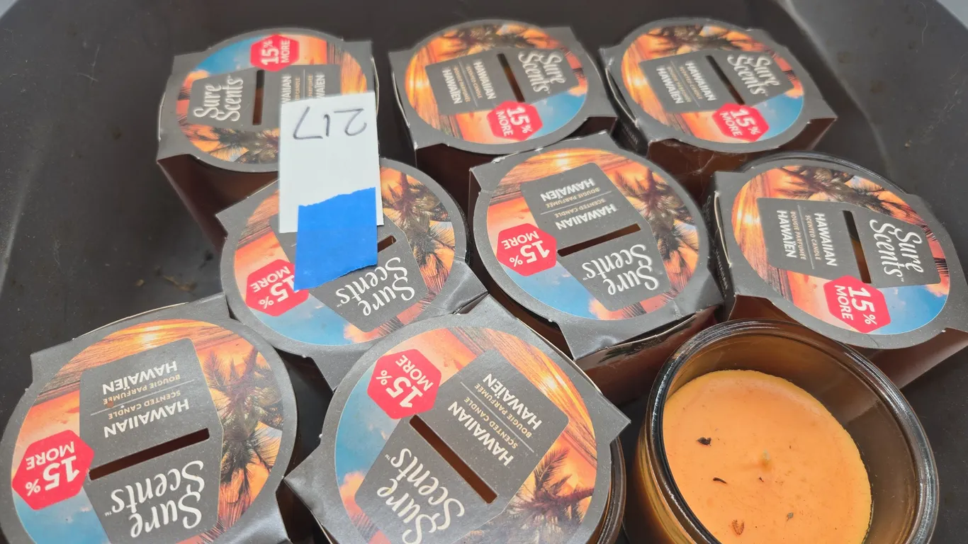 Assorted candle's new in packages