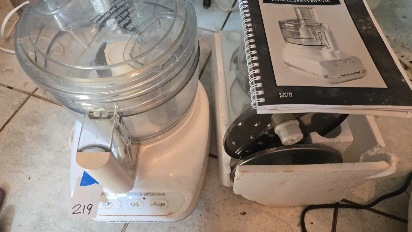 Kitchen aid food processor