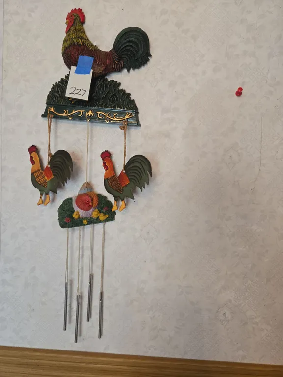 Rooster wind chime